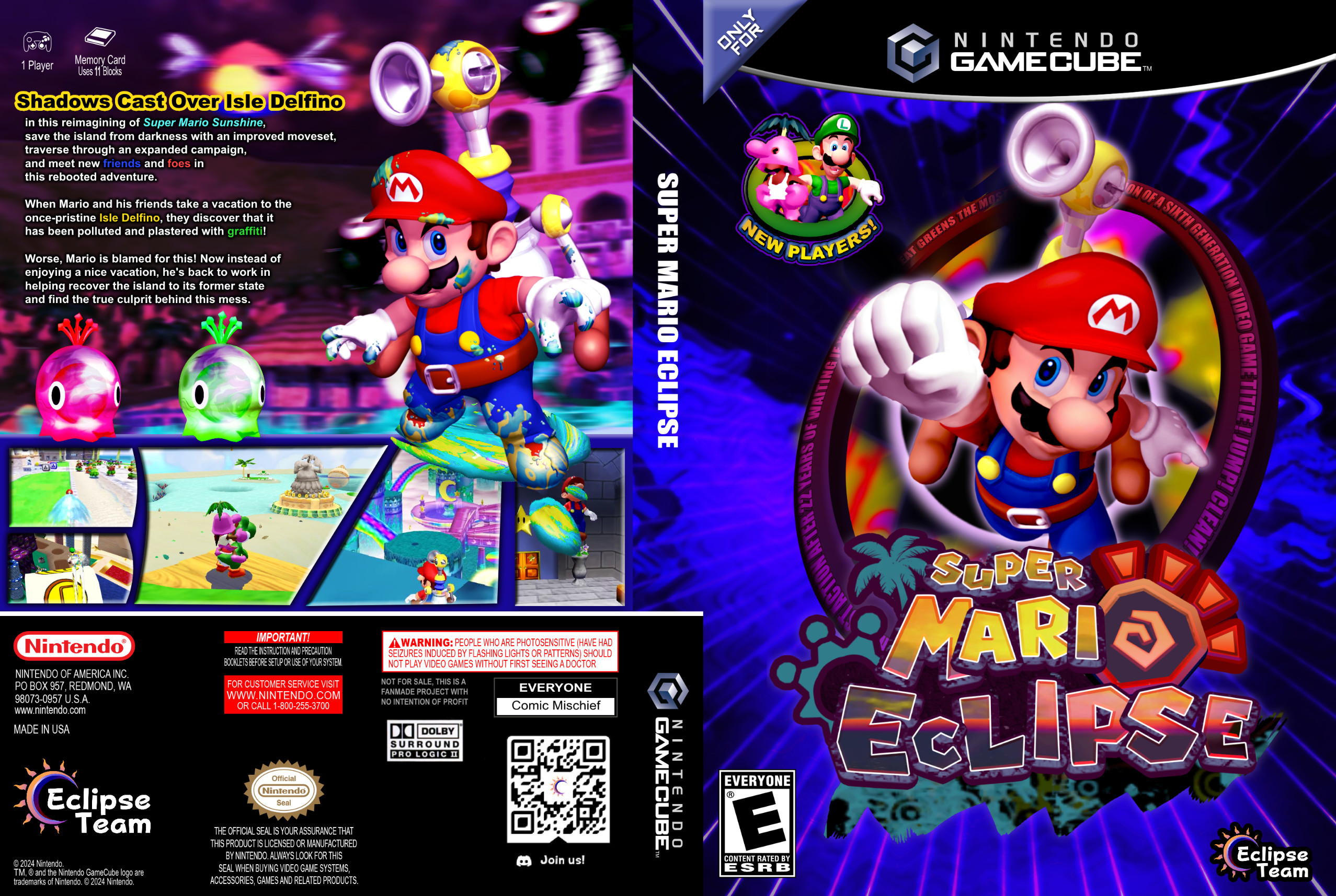 Official Super Mario Eclipse box art